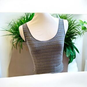 Bebe Blue Sequim Tank Top XS